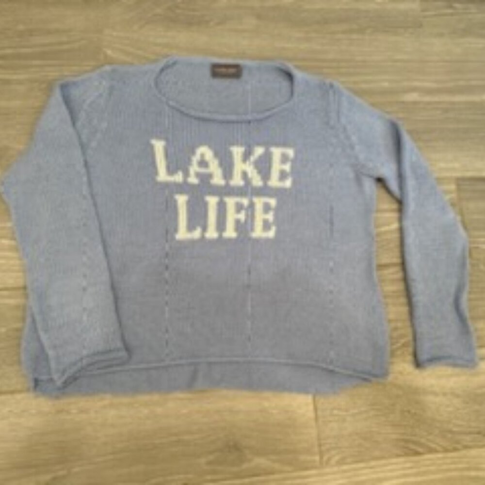Wooden Ships Lake Life crewneck sweater